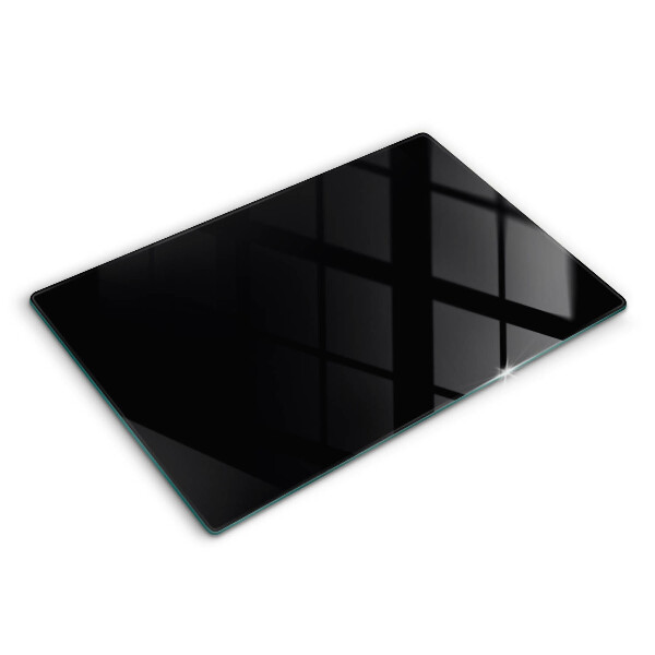 Herdabdeckplatte glas Schwarze Farbe