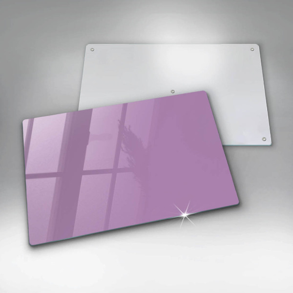 Herdabdeckplatte glas Violette Farbe