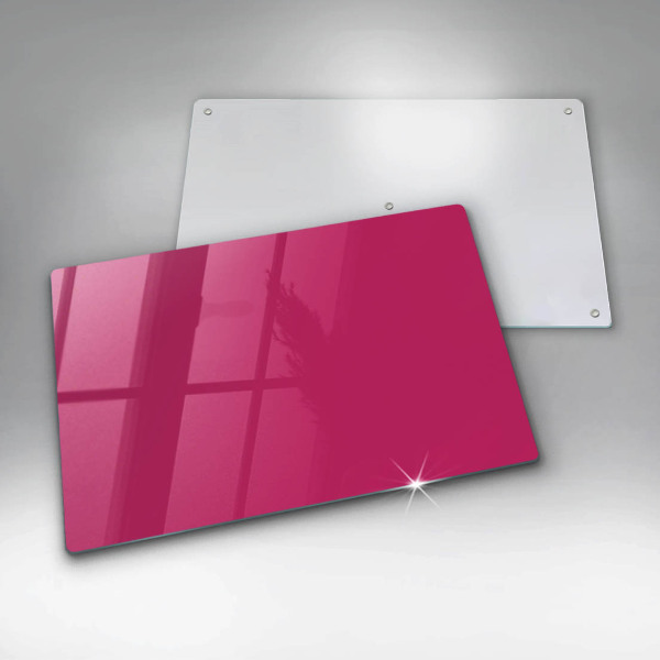 Herdabdeckplatte glas Pinke Farbe