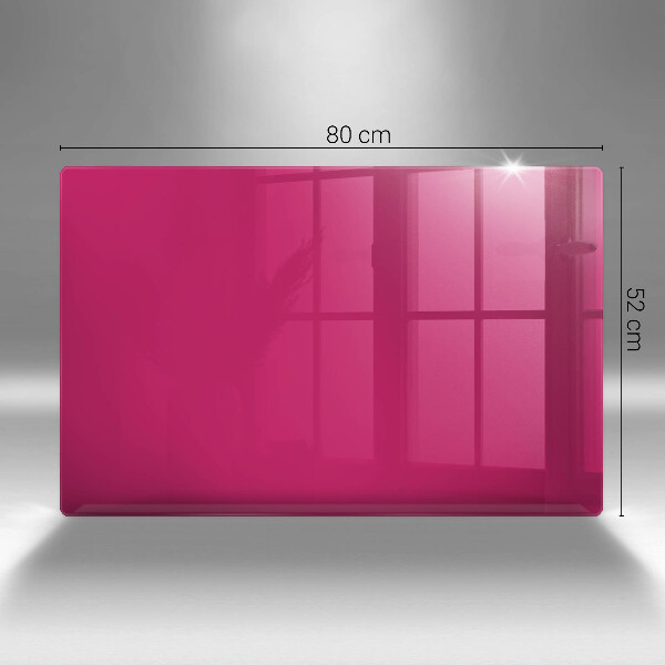 Herdabdeckplatte glas Pinke Farbe