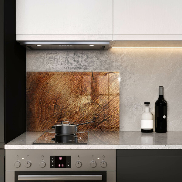 Herdabdeckung Holzmaserung des Baumes