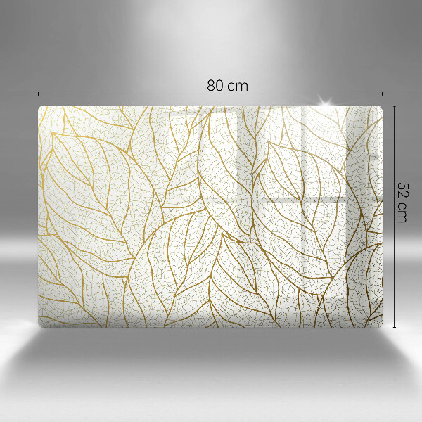 Herdabdeckung Line-Art-Blättermuster