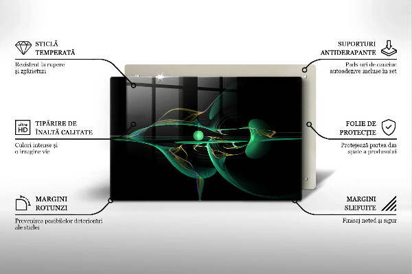 Herdabdeckung Moderne Abstraktion