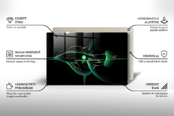 Herdabdeckung Moderne Abstraktion