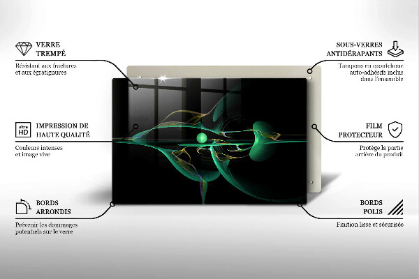 Herdabdeckung Moderne Abstraktion