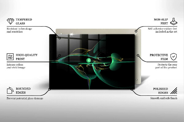Herdabdeckung Moderne Abstraktion