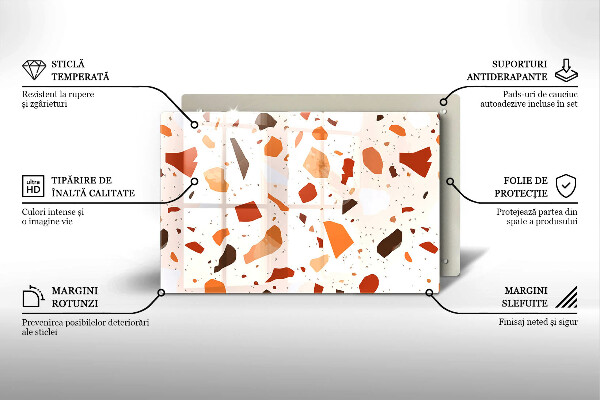 Abdeckung induktionskochfeld Dekoratives Steinzeug