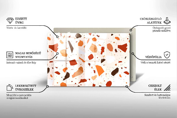 Abdeckung induktionskochfeld Dekoratives Steinzeug