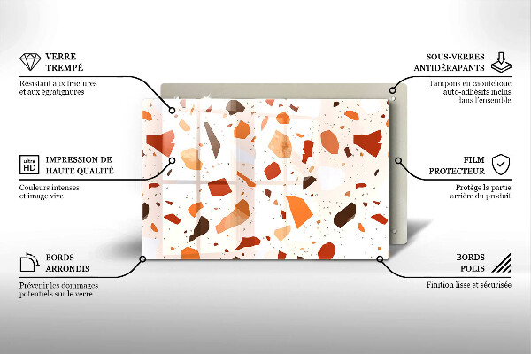 Abdeckung induktionskochfeld Dekoratives Steinzeug