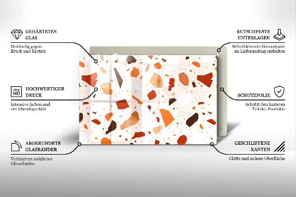 Abdeckung induktionskochfeld Dekoratives Steinzeug