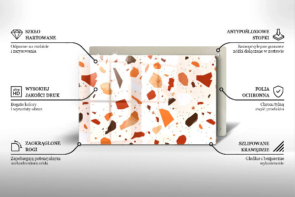 Abdeckung induktionskochfeld Dekoratives Steinzeug