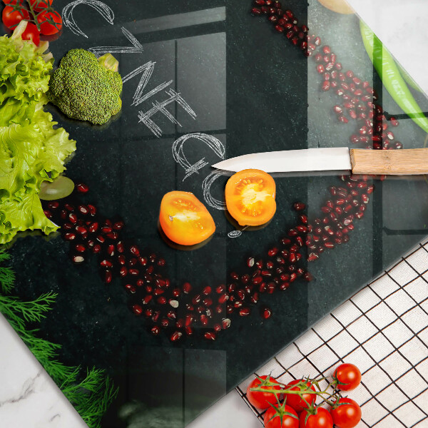 Herdabdeckung Aufschrift Smacznego!