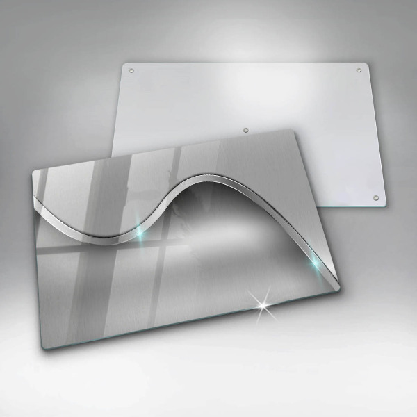 Herdabdeckung Metallabstraktion