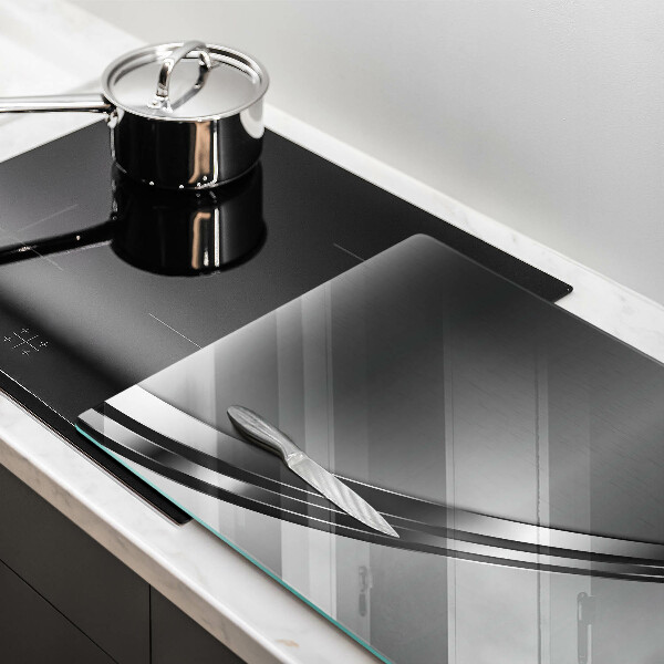 Herdabdeckung Metallabstraktion