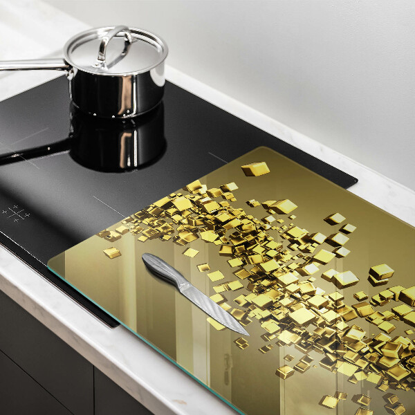 Herdabdeckung Abstrakte 3D-Geometrie