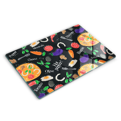 Herdabdeckung Lebensmittelillustration