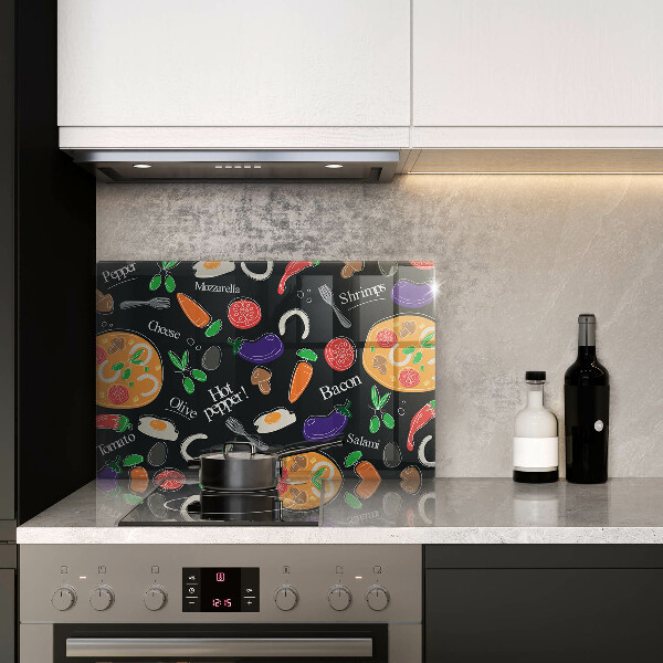 Herdabdeckung Lebensmittelillustration