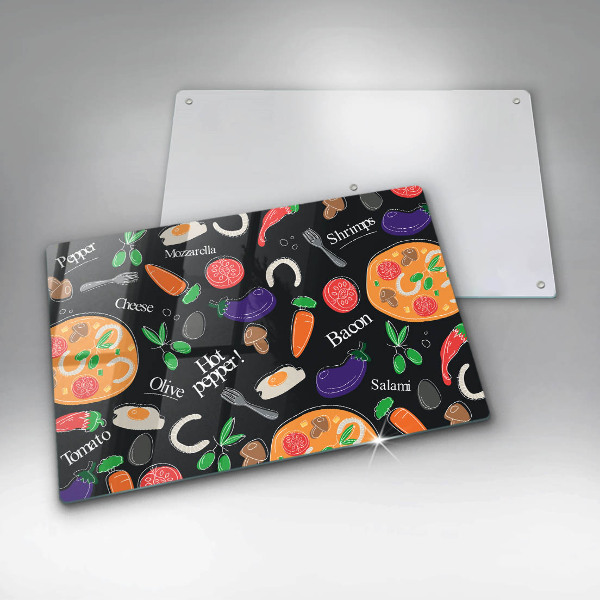 Herdabdeckung Lebensmittelillustration