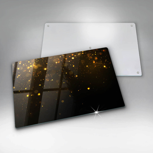 Abdeckung induktionskochfeld Goldglitter
