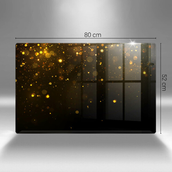 Abdeckung induktionskochfeld Goldglitter