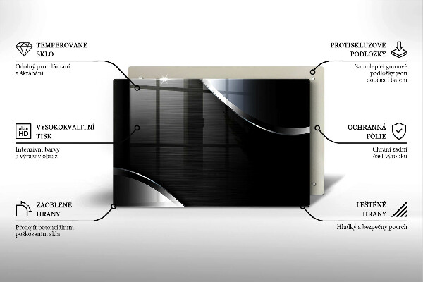 Herdabdeckung Metallabstraktion