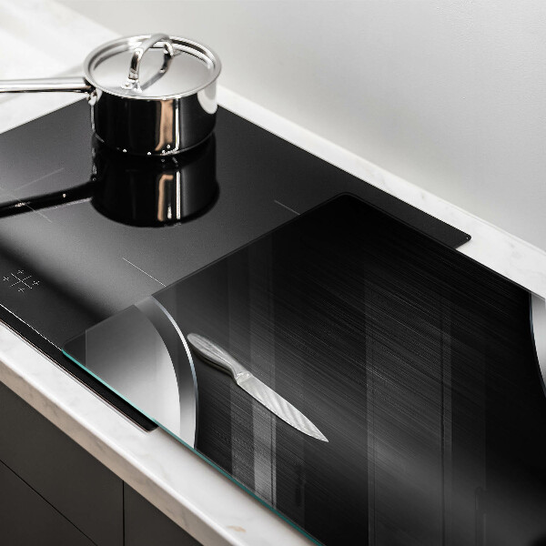 Herdabdeckung Metallabstraktion