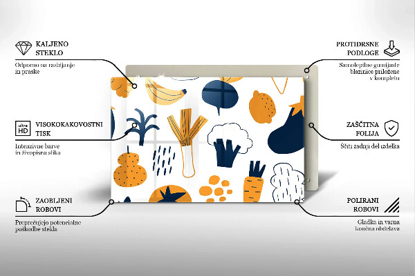 Herdabdeckung Lebensmittelillustration