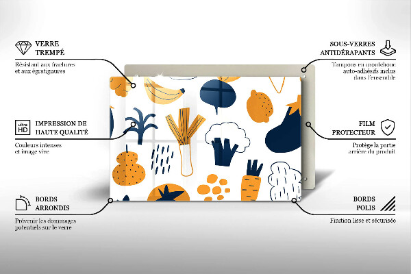 Herdabdeckung Lebensmittelillustration