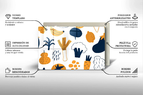 Herdabdeckung Lebensmittelillustration