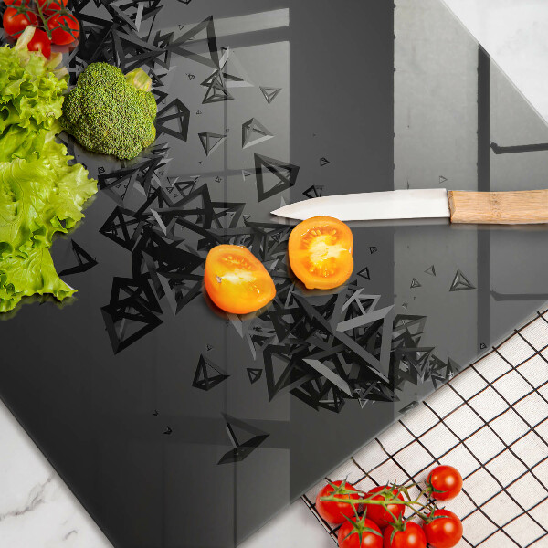 Herdabdeckung Abstrakte 3D-Formen