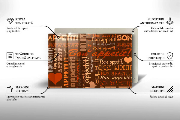 Herdabdeckung Bon appetit