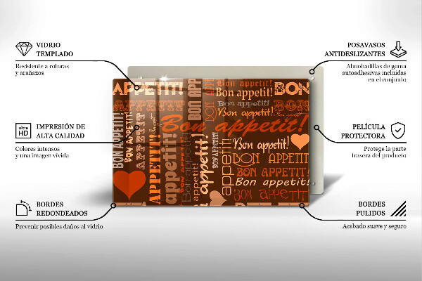 Herdabdeckung Bon appetit