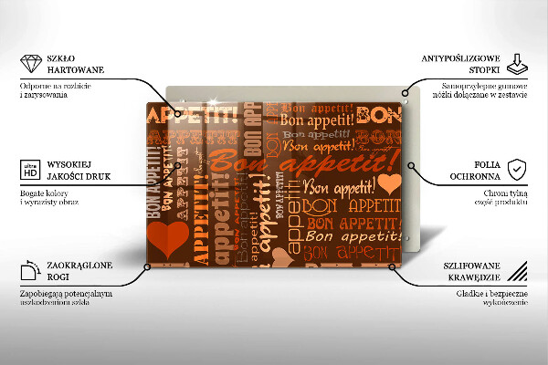 Herdabdeckung Bon appetit