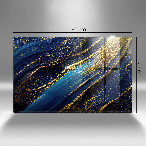 Herdabdeckung Marineblaue Abstraktion