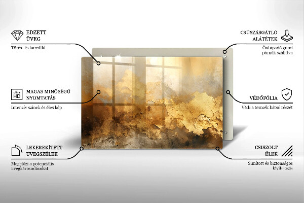 Herdabdeckung Reichhaltige Textur
