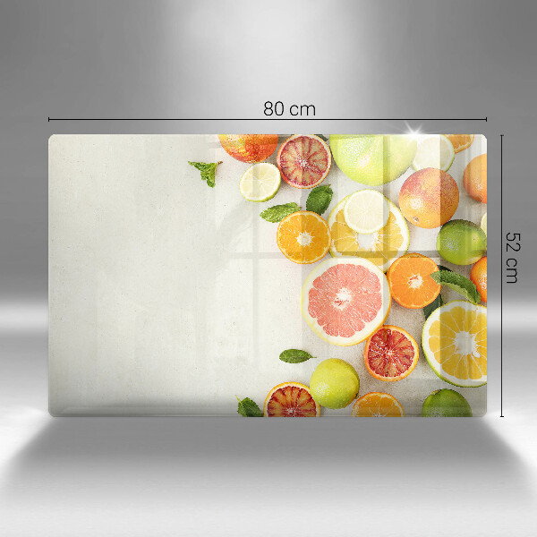 Herdabdeckung Zitrusfrüchte