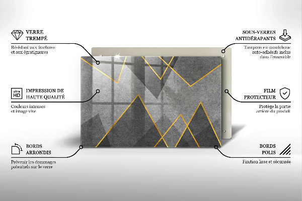 Herdabdeckung Scharfe Formen