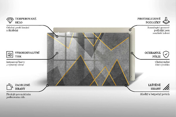 Herdabdeckung Scharfe Formen