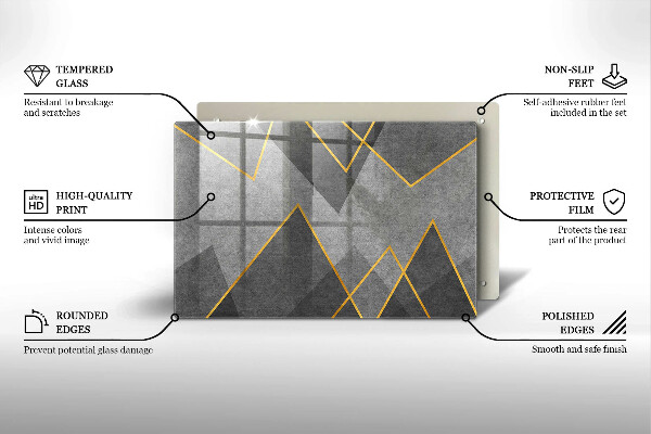 Herdabdeckung Scharfe Formen
