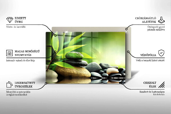 Herdabdeckung Zen-Bambussteine