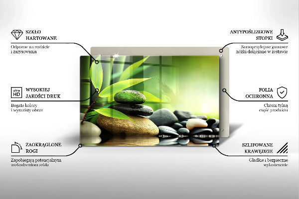 Herdabdeckung Zen-Bambussteine