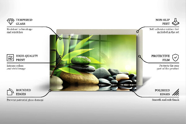 Herdabdeckung Zen-Bambussteine