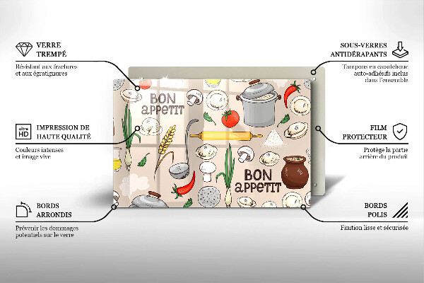 Herdabdeckplatte glas Küchenillustration