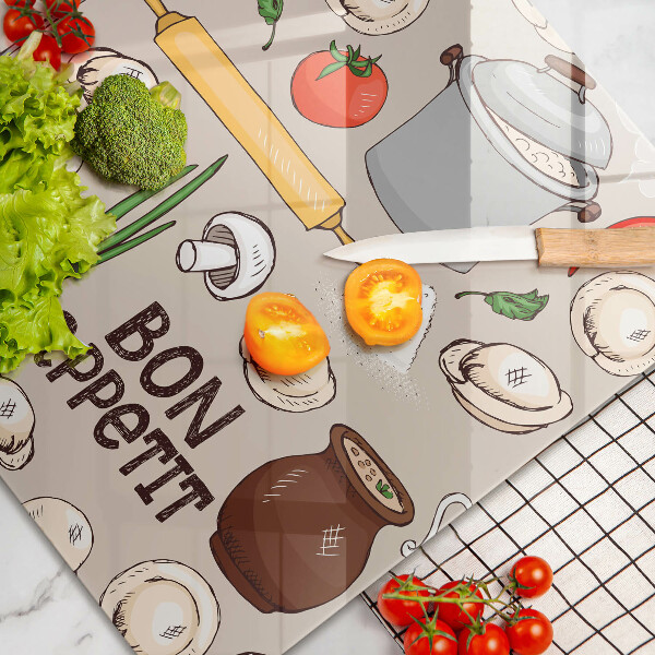 Herdabdeckplatte glas Küchenillustration