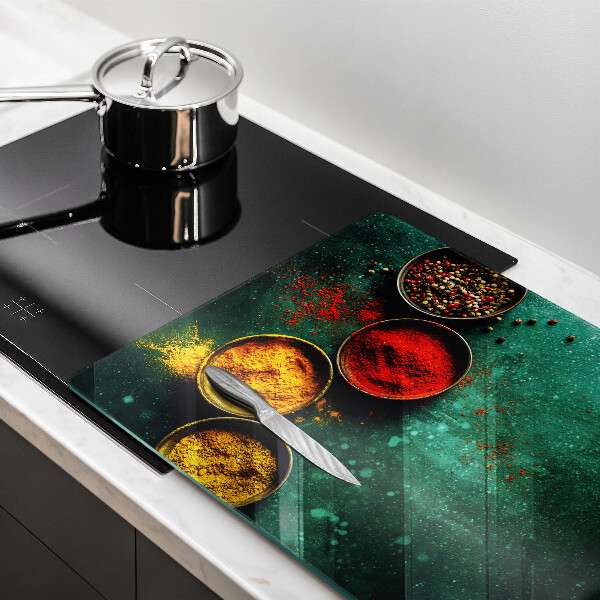 Herdabdeckplatte glas Orientalische Gewürze