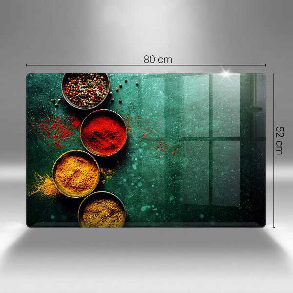 Herdabdeckplatte glas Orientalische Gewürze