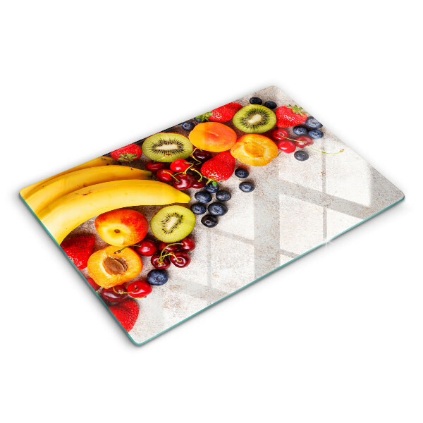 Herdabdeckplatte glas Feiertagsfrüchte