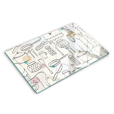 Herdabdeckplatte glas Küchenzubehör