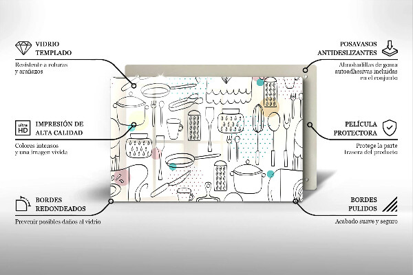 Herdabdeckplatte glas Küchenzubehör