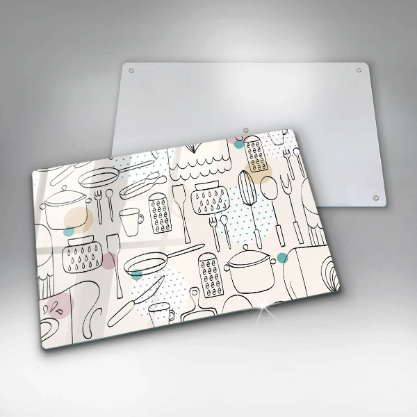 Herdabdeckplatte glas Küchenzubehör